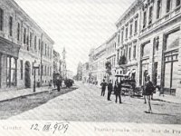 Frankopanska ulica 1909. godine. Razglednica